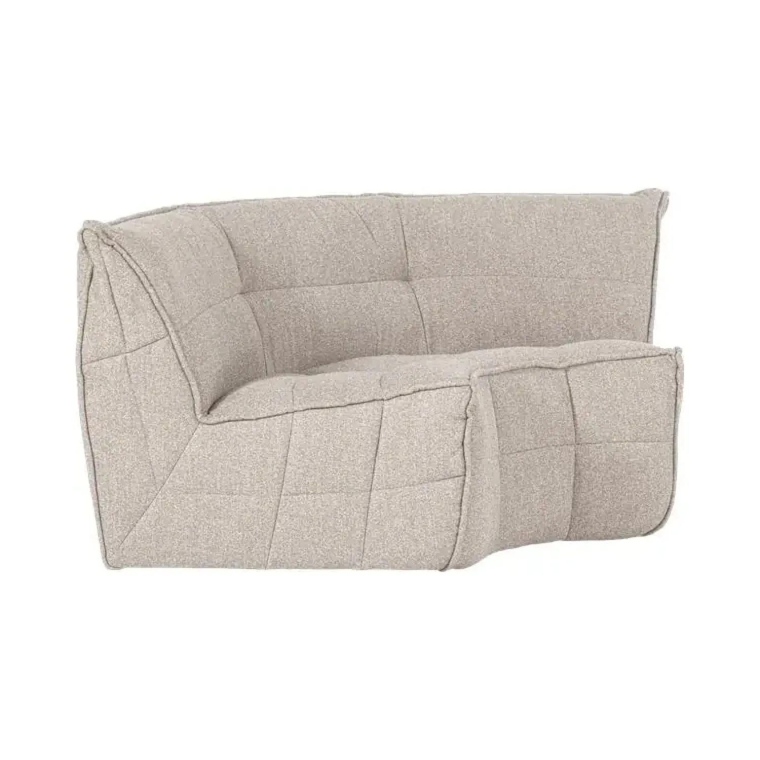 vtwonen Modulaire Banken|Cluster Hoekelement Bouclé Zand beige