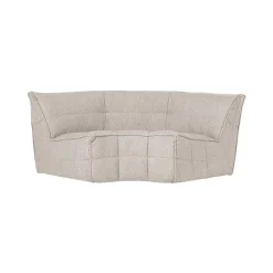 vtwonen Modulaire Banken|Cluster Hoekelement Bouclé Zand beige