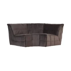 vtwonen Modulaire Banken|Cluster Hoekelement Velvet Chocolade bruin