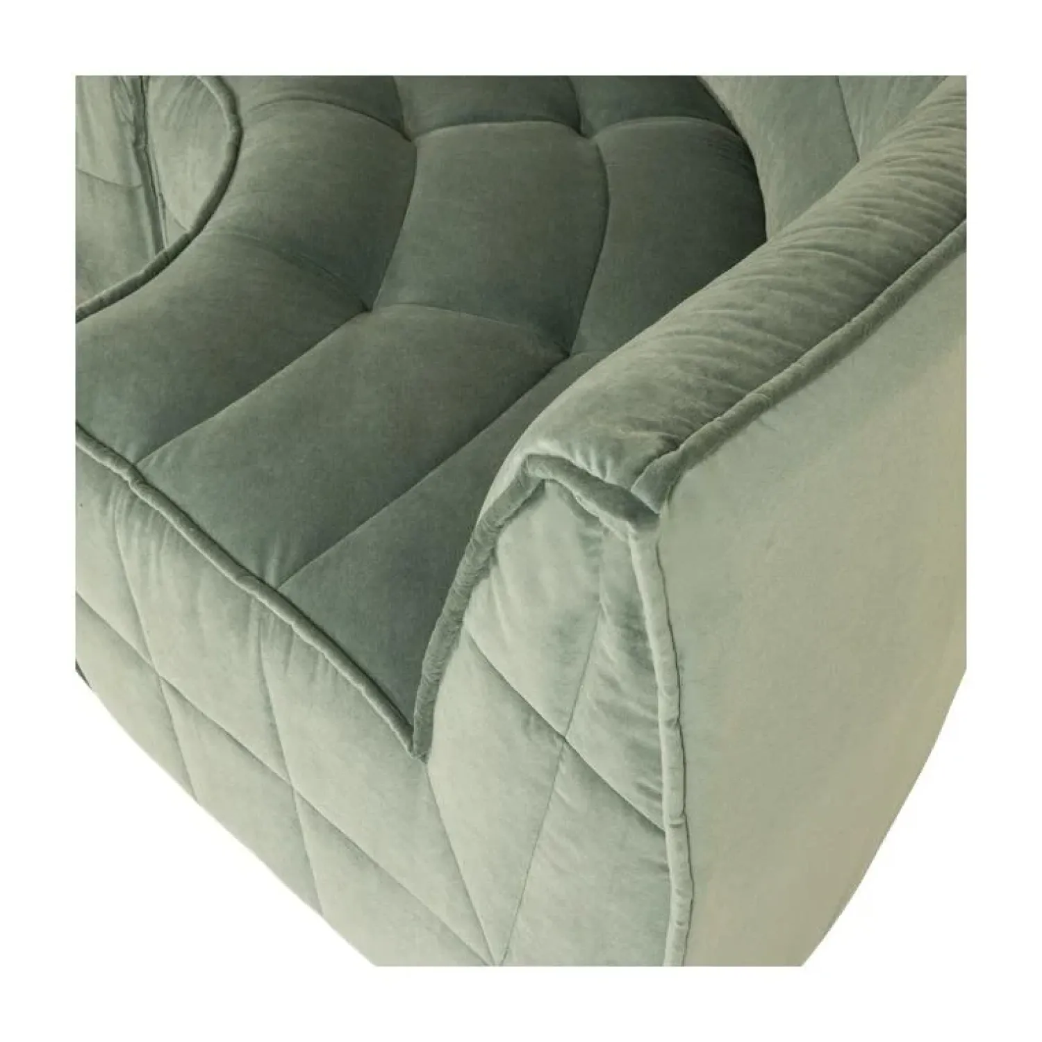 vtwonen Modulaire Banken|Cluster Hoekelement Velvet Pistache groen