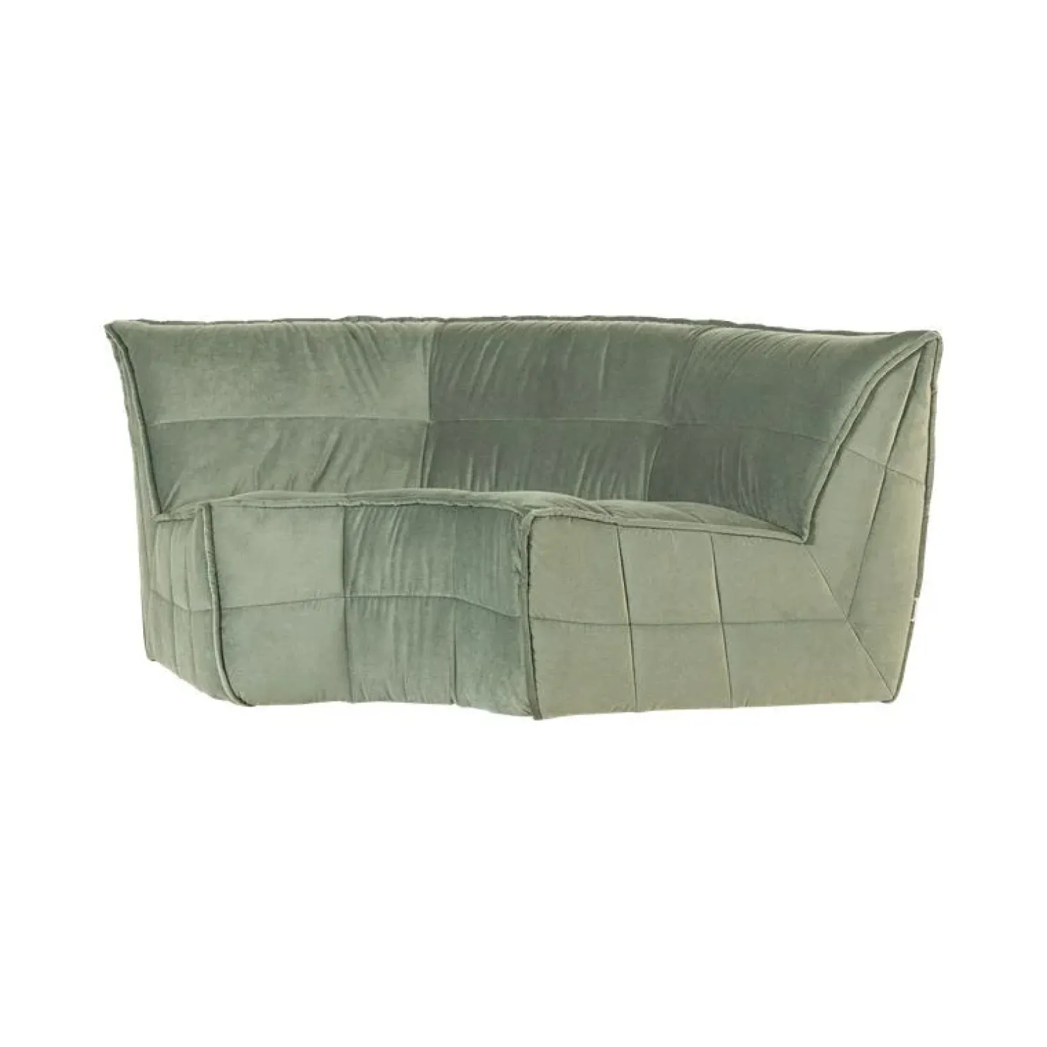 vtwonen Modulaire Banken|Cluster Hoekelement Velvet Pistache groen