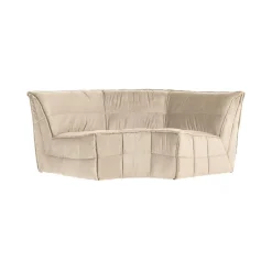 vtwonen Modulaire Banken|Cluster Hoekelement Velvet Zacht beige
