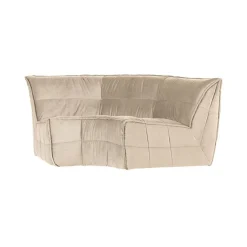vtwonen Modulaire Banken|Cluster Hoekelement Velvet Zacht beige