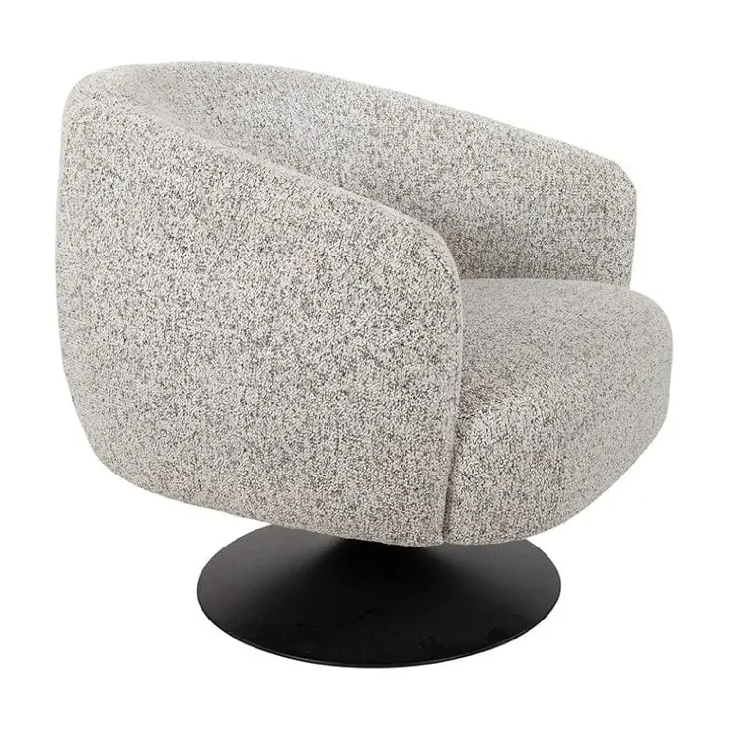 Mysons Fauteuils|Coach draaifauteuil Lichtgrijs