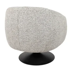 Mysons Fauteuils|Coach draaifauteuil Lichtgrijs