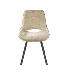 Kalfort Eetkamerstoelen|Colin Eetkamerstoel draaibaar Jaroq zand