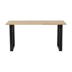 WOOOD Eettafels|Combi-tablo Eettafel eiken U-poot 160 cm