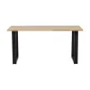 WOOOD Eettafels|Combi-tablo Eettafel eiken U-poot 180 cm