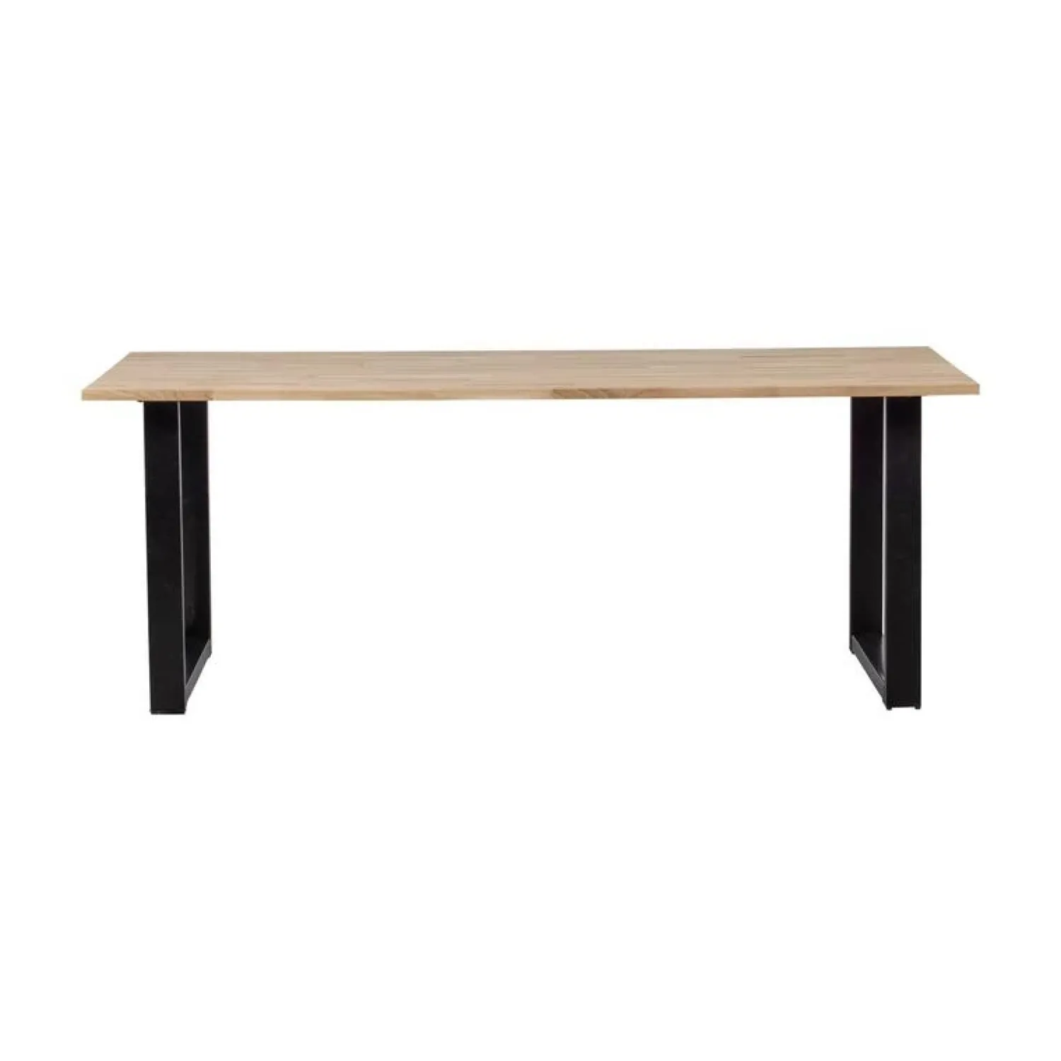 WOOOD Eettafels|Combi-tablo Eettafel eiken U-poot 200 cm