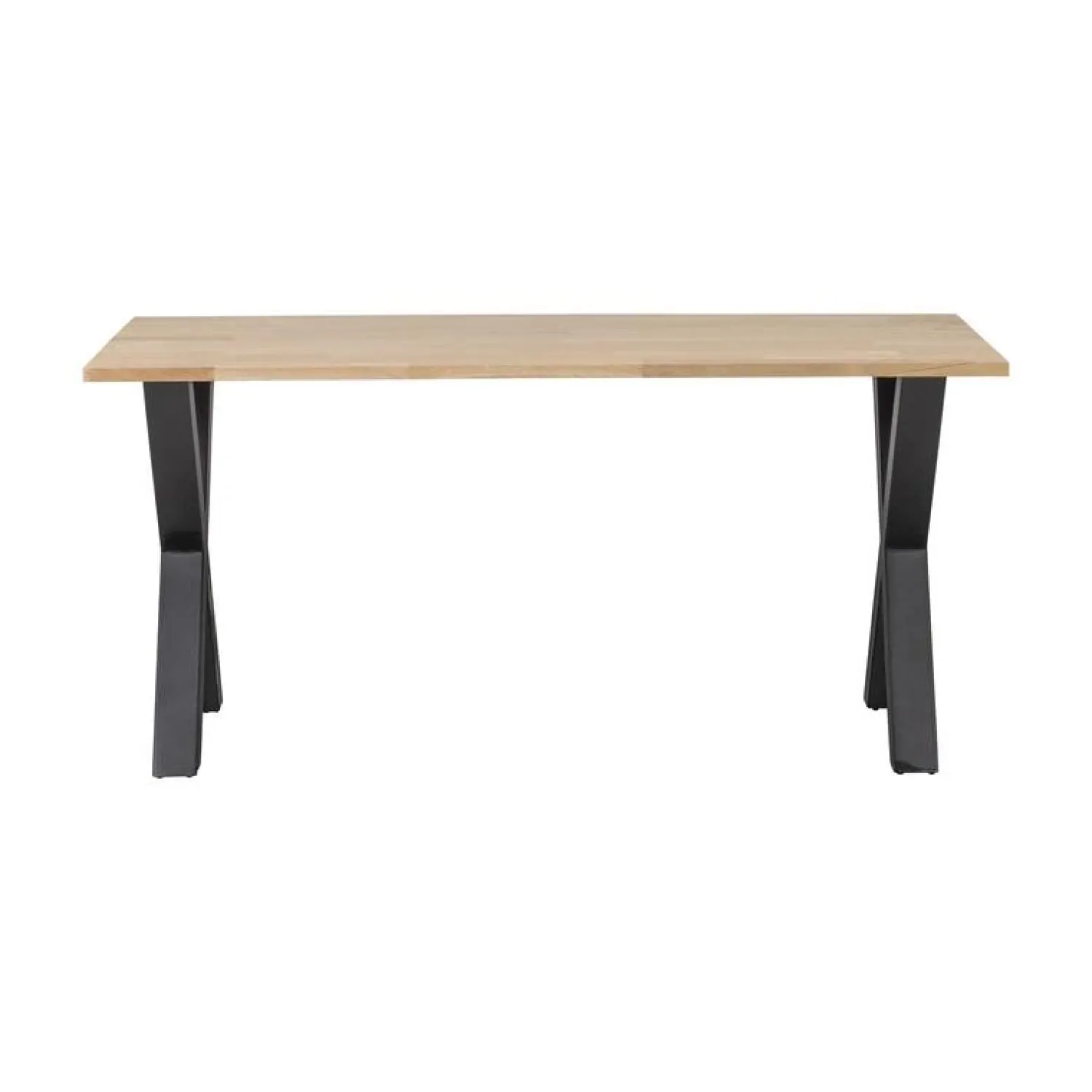 WOOOD Eettafels|Combi-tablo Eettafel eiken X-poot 180 cm