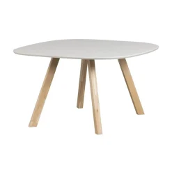 WOOOD Eettafels|Combi-tablo Eettafel organisch essen mist 3-poots 130 cm
