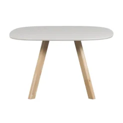WOOOD Eettafels|Combi-tablo Eettafel organisch essen mist 3-poots 130 cm