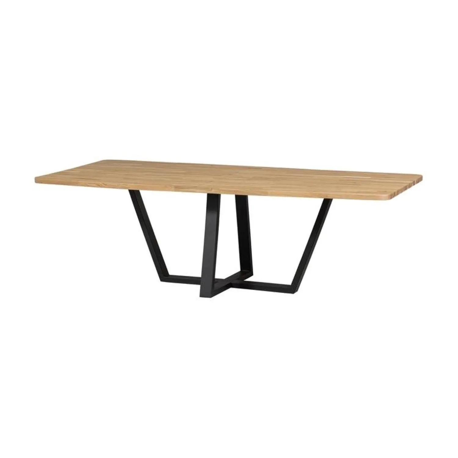 WOOOD Eettafels|Combi-tablo XL Eettafel eiken Drenthe poot 240 cm