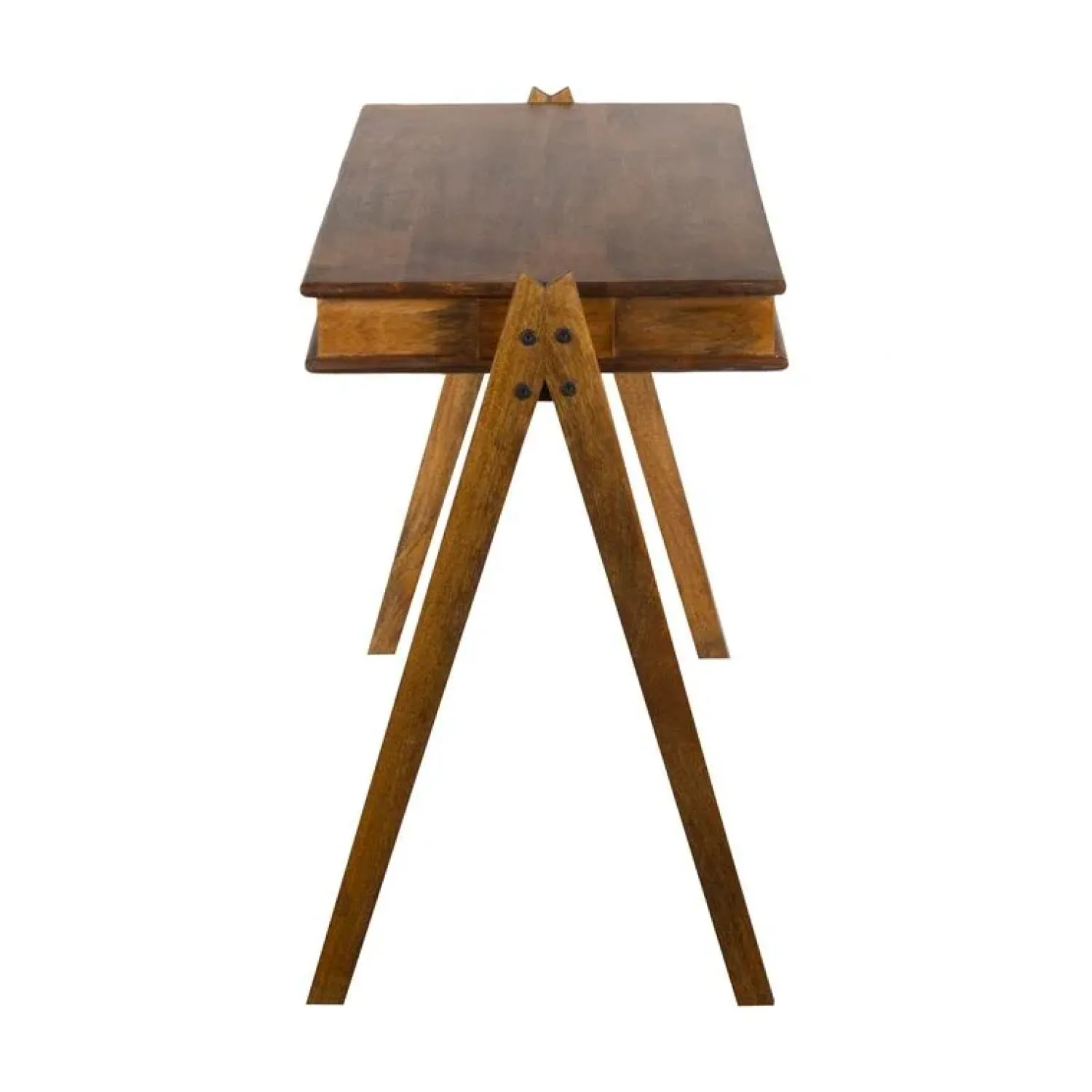 WOOOD Bureautafels|Compartment Bureau acaciahout bruin 120cm