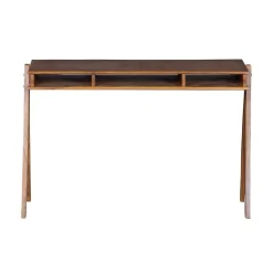 WOOOD Bureautafels|Compartment Bureau acaciahout bruin 120cm