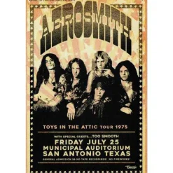 Cavetown Metalen Borden|Concertbord Aerosmith - metalen bord