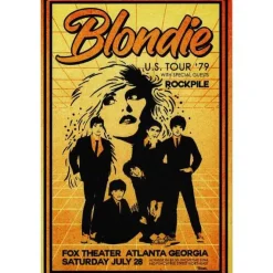 Cavetown Metalen Borden|Concertbord Blondie Atlanta - metalen bord