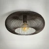 Kalfort Plafonnieres|Plafondlampen|Conli 1-lichts plafondlamp zwart nikkel/ koper