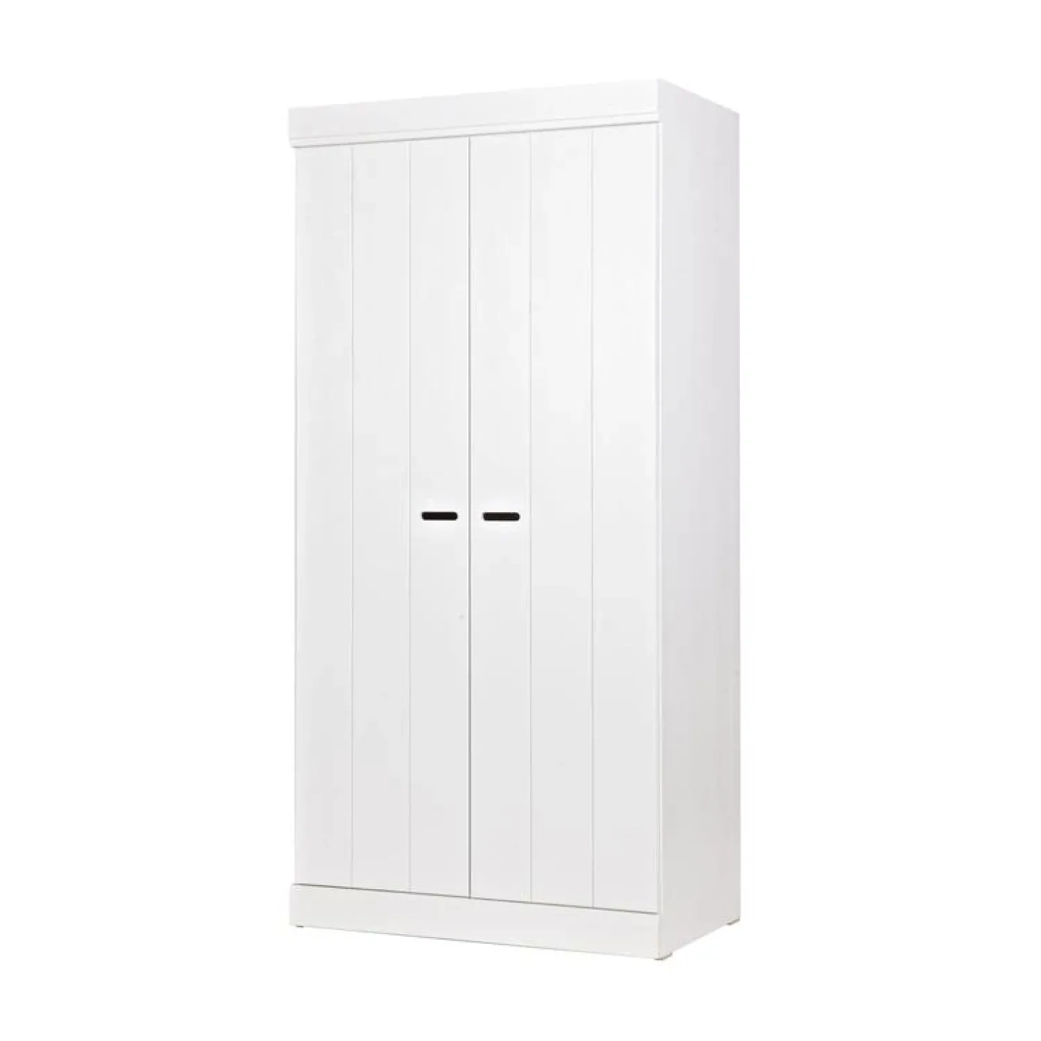 WOOOD Industriele Kasten|Kledingkasten|Connect 2-deurs Kledingkast wit
