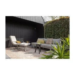 WOOOD Tuinstoelen|Coosa Tuin fauteuil aluminium zand
