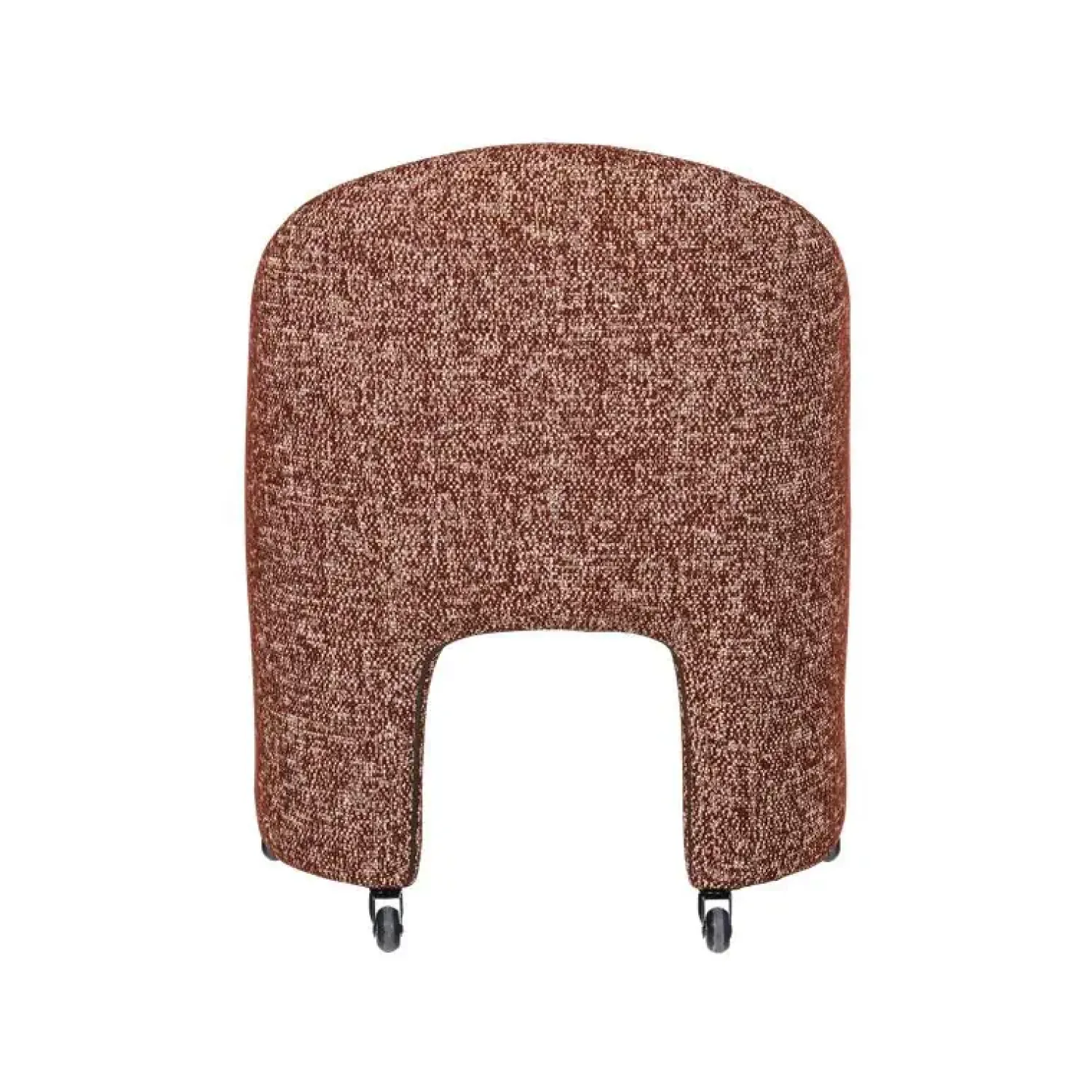 WOOOD Eetkamerstoelen|Cordo Eetkamerstoel Met wielen Roestbruin