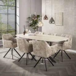 Kalfort Hanglampen|Glazen Hanglamp|Corrado 5-lichts Hanglamp Meerkleurig