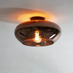 Kalfort Plafondlampen|Cortana 1-lichts Plafondlamp Koper