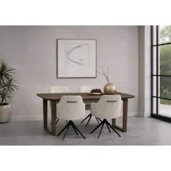 Livingfurn Eettafels|Cortez Eettafel Deens ovaal walnoot 200 cm