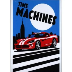 Cavetown Metalen Borden|Corvette Time Machines - metalen bord