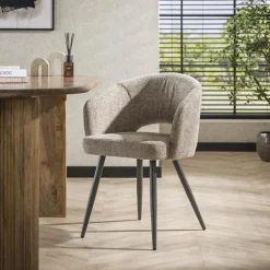 Kalfort Eetkamerstoelen|Cozy Eetkamerstoel Cargo Zand