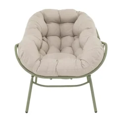 Lesli Living Tuinstoelen|Cozy Relaxstoel aluminium beige