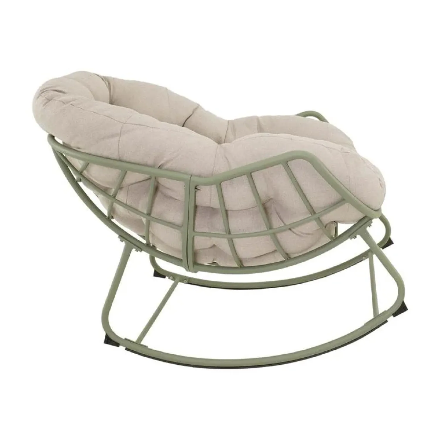 Lesli Living Tuinstoelen|Cozy Schommelstoel aluminium beige