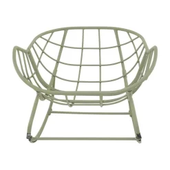 Lesli Living Tuinstoelen|Cozy Schommelstoel aluminium beige