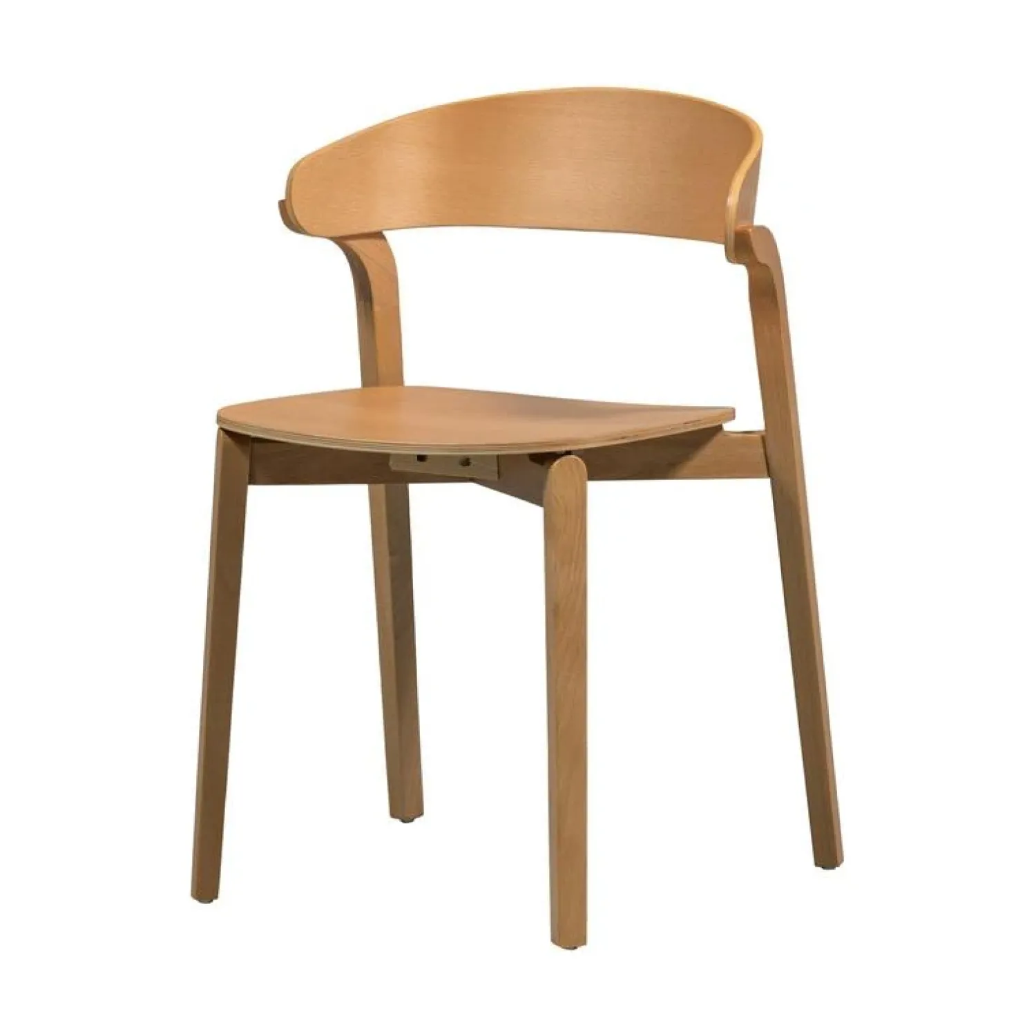 WOOOD Eetkamerstoelen|Cras Eetkamerstoel essen fineer naturel