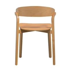 WOOOD Eetkamerstoelen|Cras Eetkamerstoel essen fineer naturel
