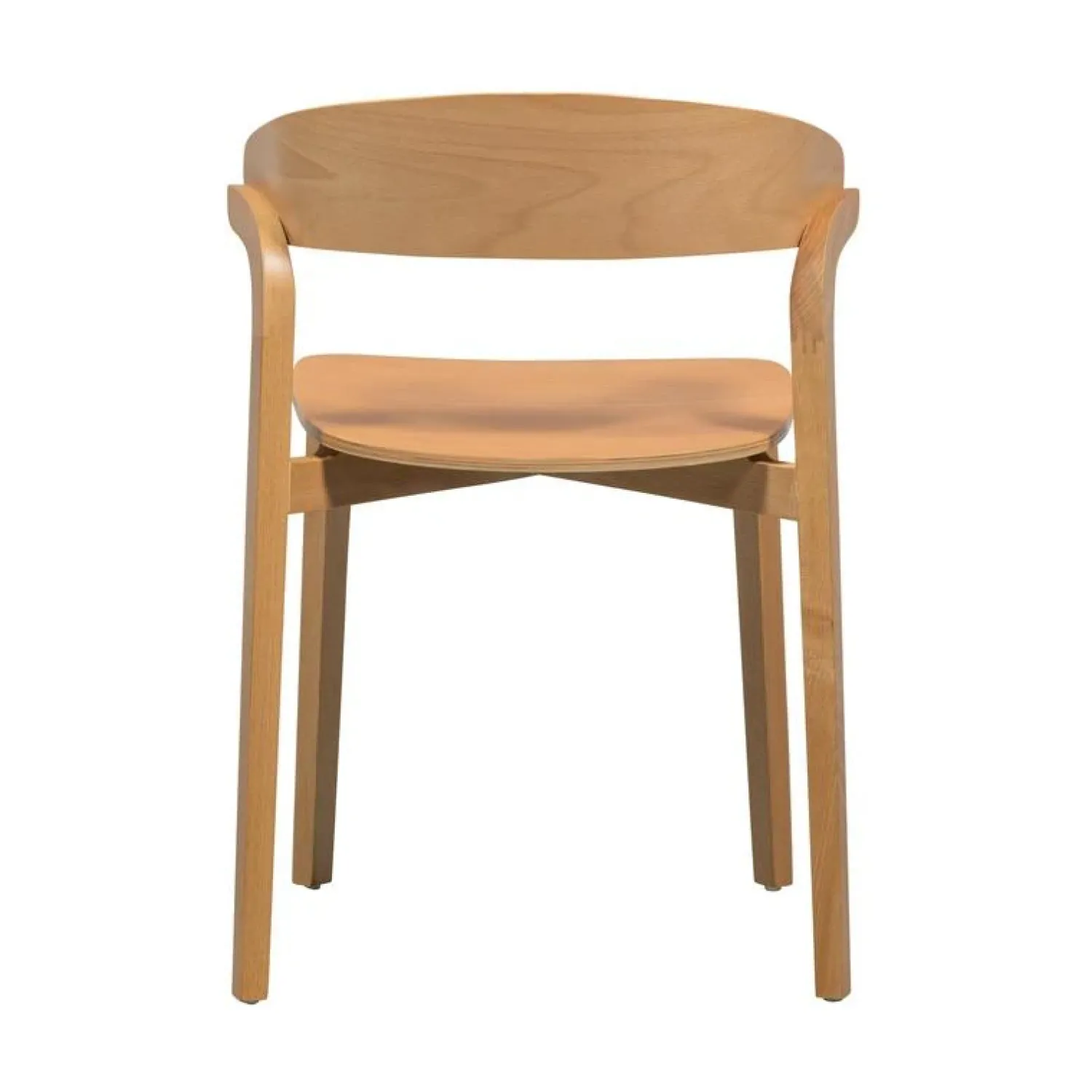 WOOOD Eetkamerstoelen|Cras Eetkamerstoel essen fineer naturel