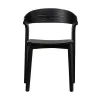 WOOOD Eetkamerstoelen|Cras Eetkamerstoel essen fineer zwart