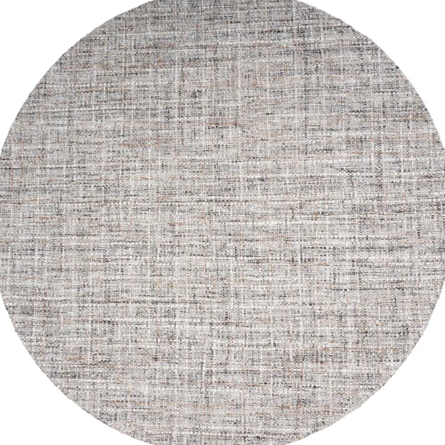 Decor 88 Vloerkleden|Cross vloerkleed Grijs/Beige Rond 200x200cm