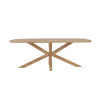 Tower living Eettafels|Crotone Eettafel deens ovaal Acaciahout 240 cm
