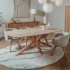 Tower living Eettafels|Crotone Eettafel deens ovaal Acaciahout 180 cm