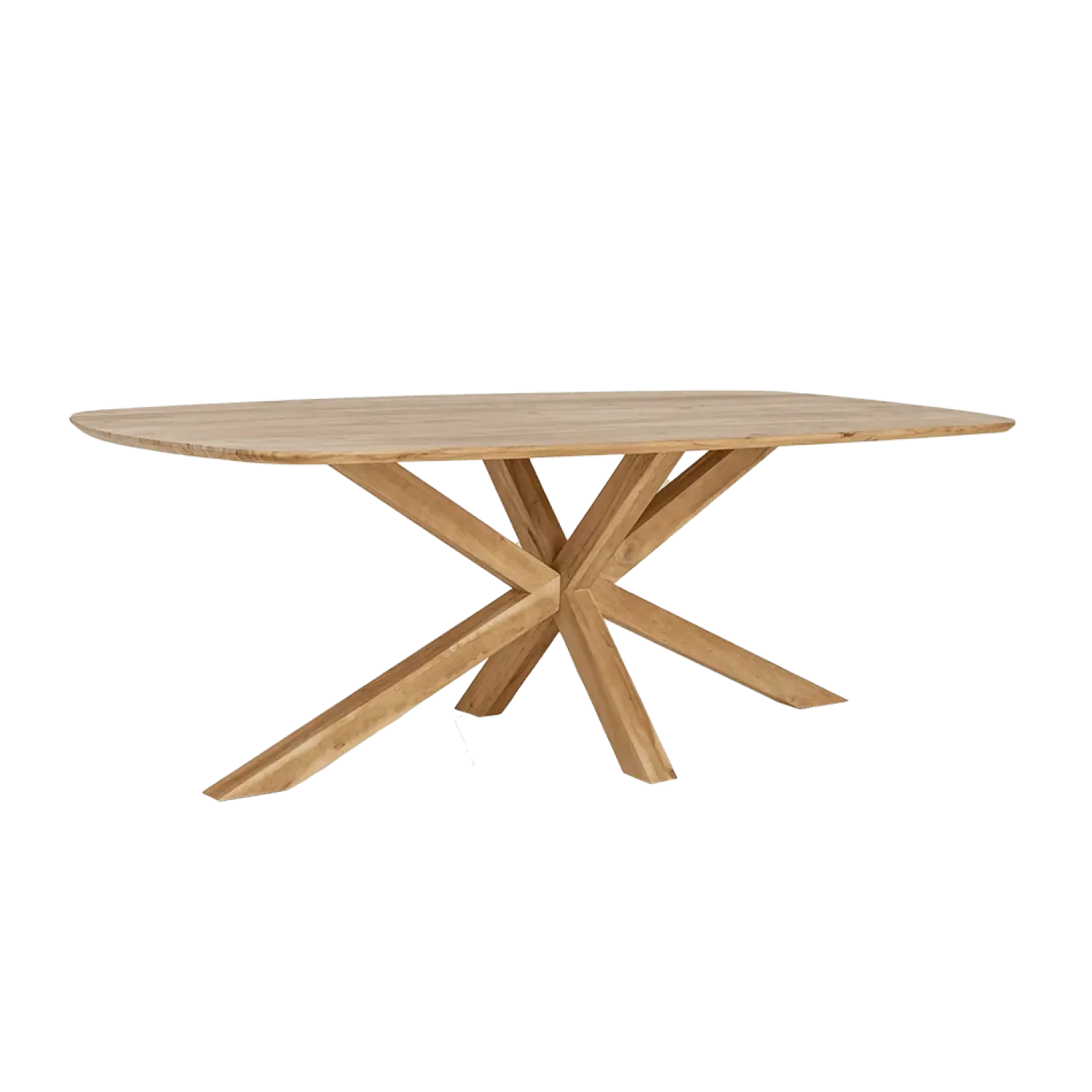Tower living Eettafels|Crotone Eettafel deens ovaal Acaciahout 180 cm