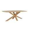 Tower living Eettafels|Crotone Eettafel deens ovaal Acaciahout 200 cm