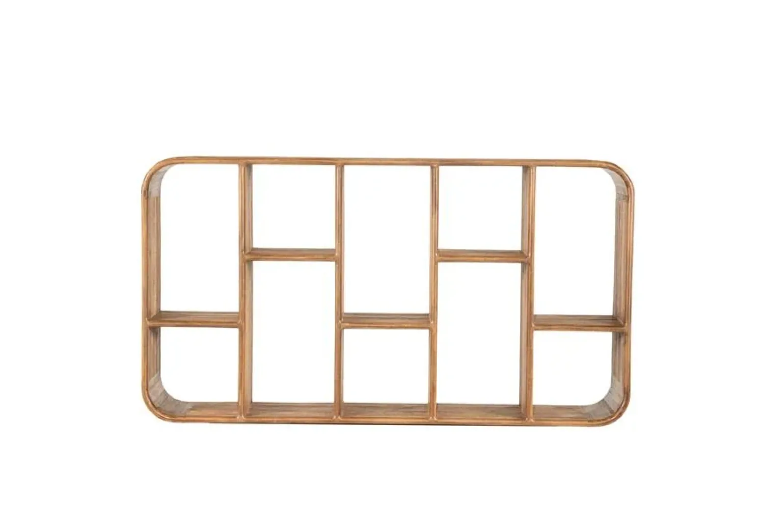 By Boo Wandkasten|Industriele Kasten|Cup & Co Wandkast Large Bruin 110cm