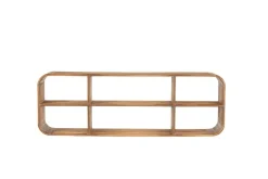 By Boo Wandkasten|Industriele Kasten|Cup & Co Wandkast Medium Bruin 120cm
