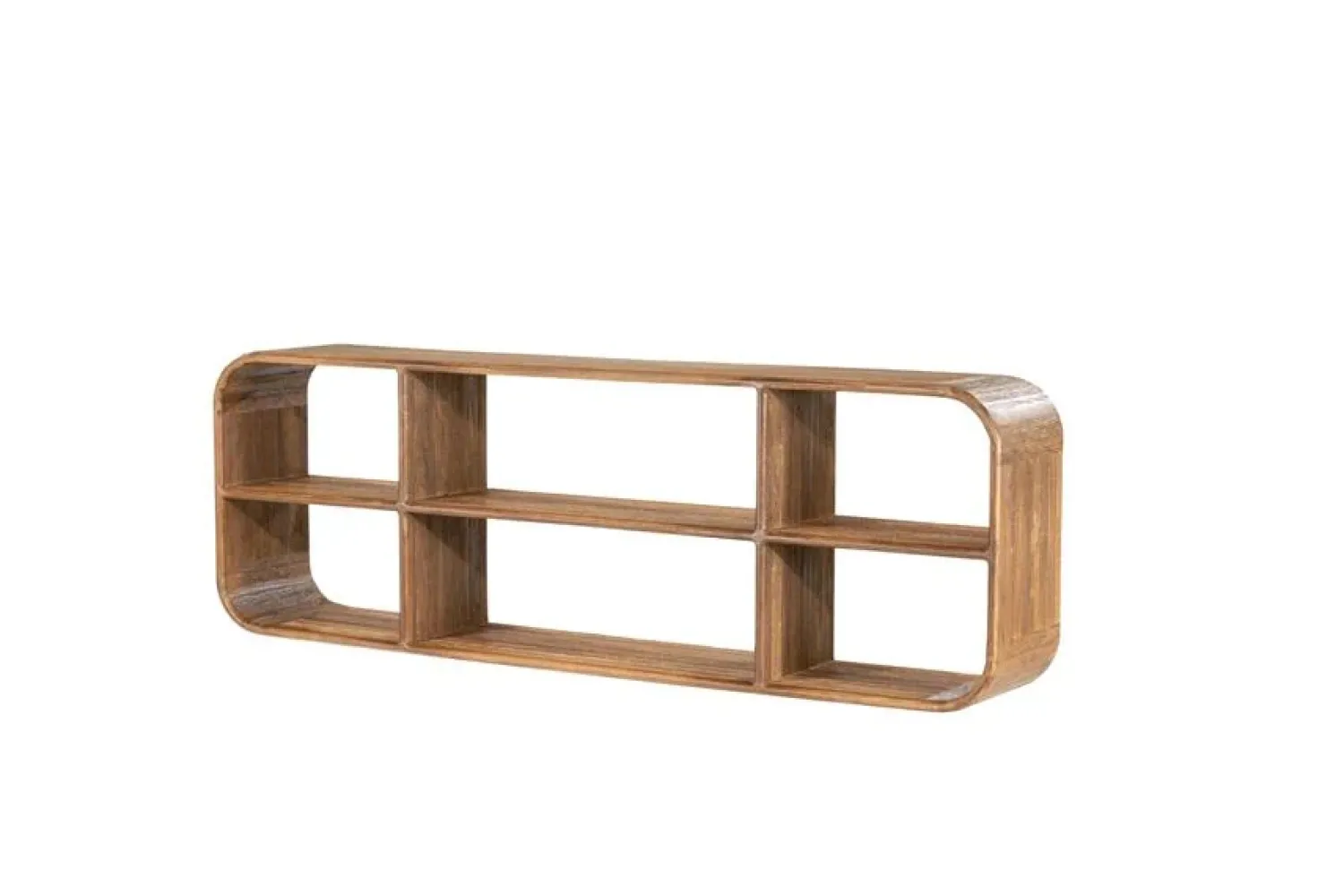 By Boo Wandkasten|Industriele Kasten|Cup & Co Wandkast Medium Bruin 120cm
