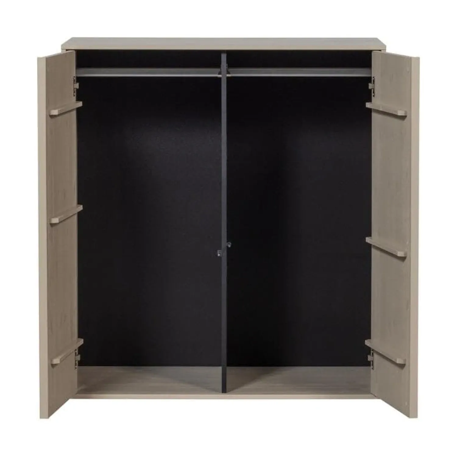 vtwonen Industriele Kasten|Kledingkasten|Daily Kledingkast dubbel grenen beige 100cm