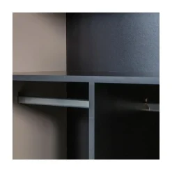 vtwonen Industriele Kasten|Kledingkasten|Daily Kledingkast dubbel hoog grenen beige 100cm