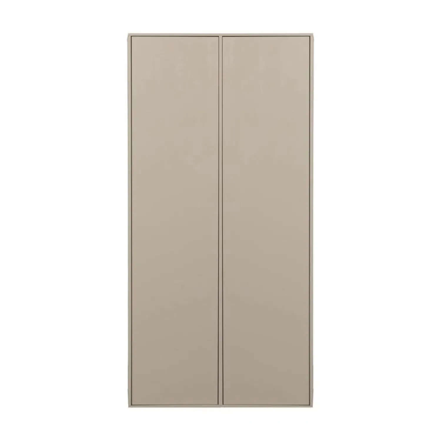 vtwonen Industriele Kasten|Kledingkasten|Daily Kledingkast dubbel hoog grenen beige 100cm
