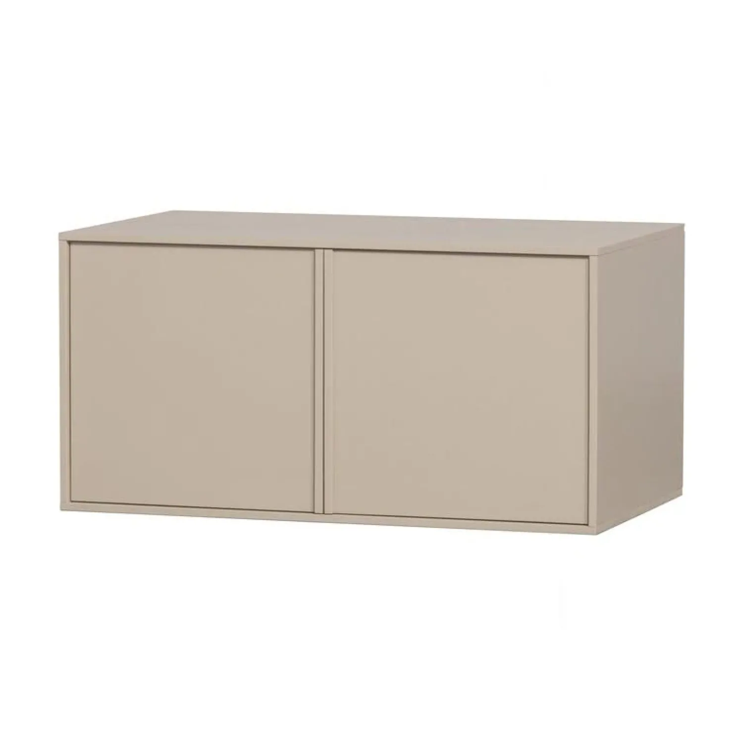 vtwonen Industriele Kasten|Kledingkasten|Daily Kledingkast dubbel smal grenen beige 100cm