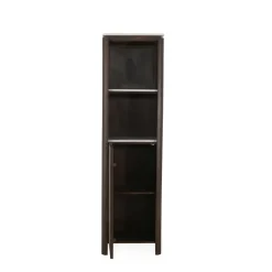 Furndea Boekenkasten|Industriele Kasten|Dallas Boekenkast Bruin Mangohout 55cm